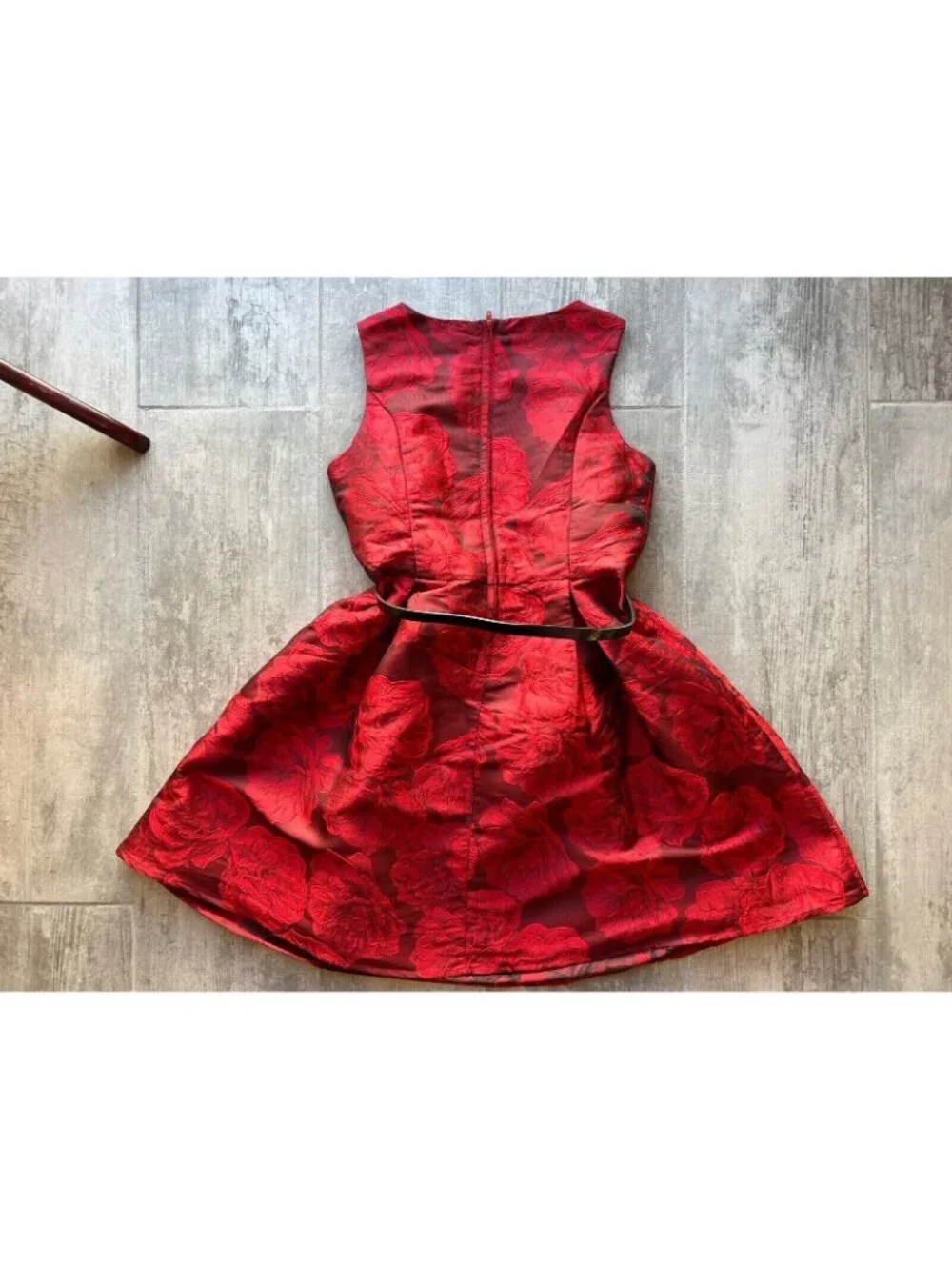 Girls Rose Foral Special Occasion Woven Holiday Dress Party Wedding Formal 12